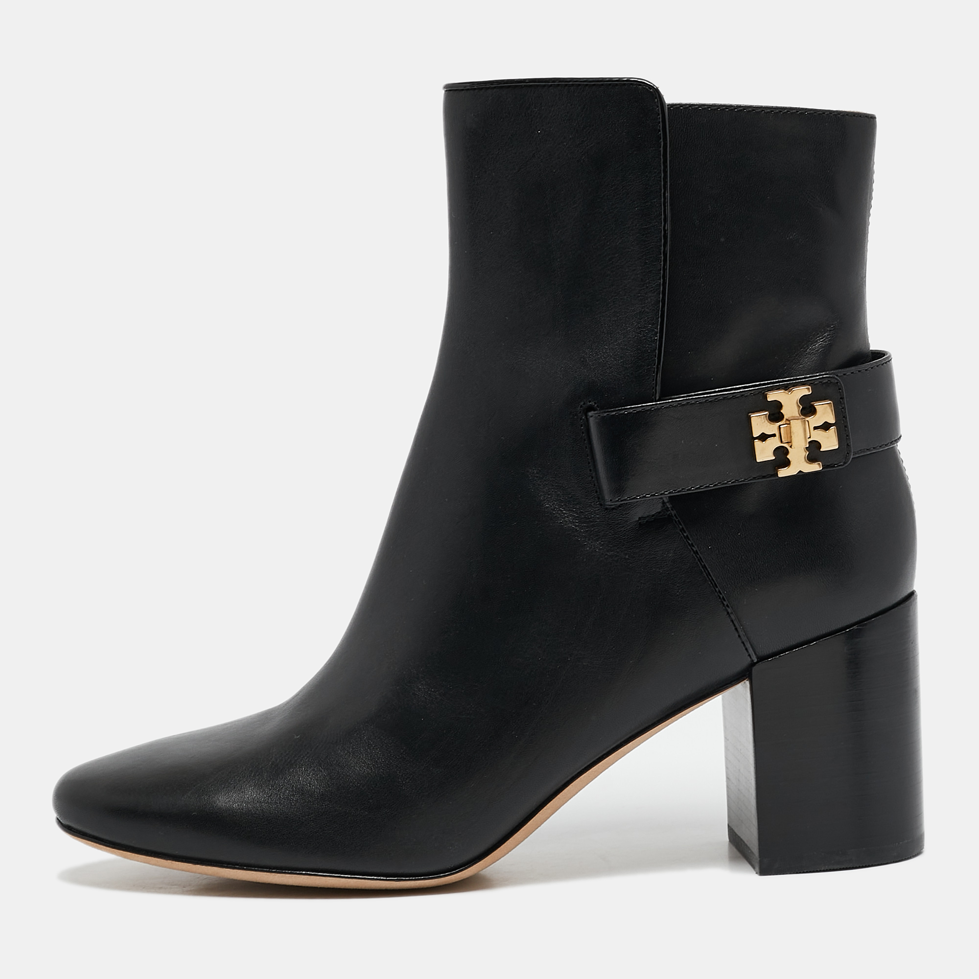 

Tory Burch Black Leather Kira Ankle Boots Size 41