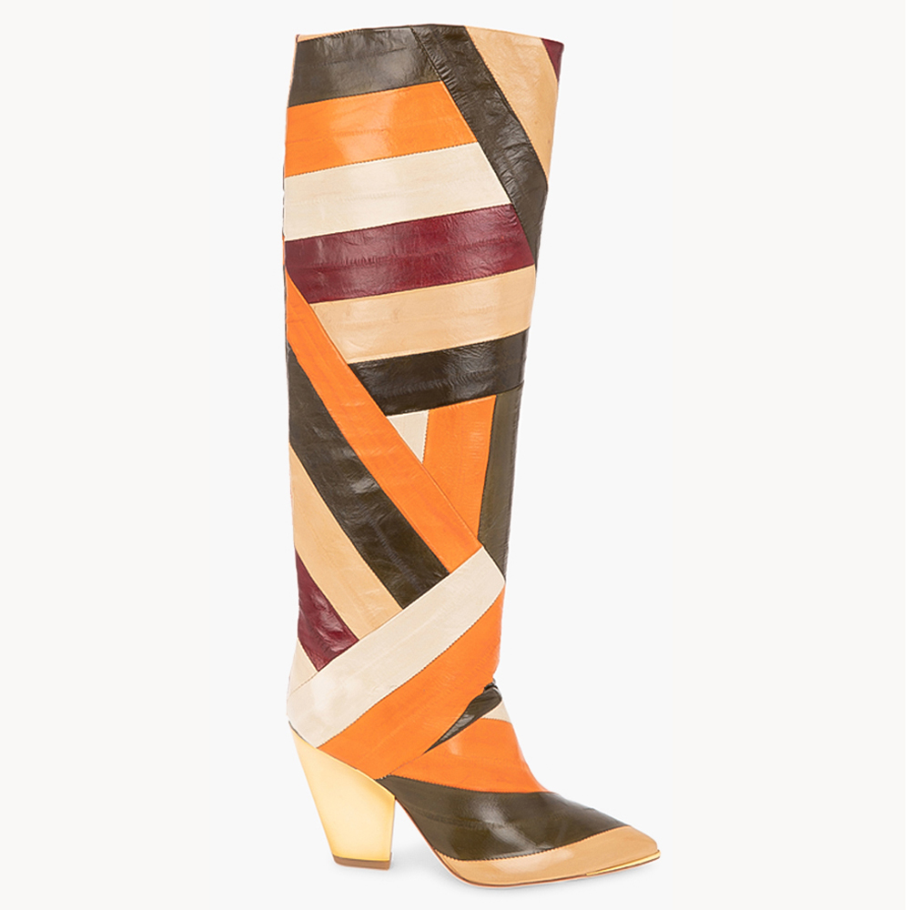 tory burch multicolor boots