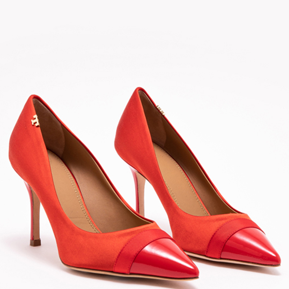 

Tory Burch Red Leather Pointed Heel Pumps Size EU  (Available for UAE Customers only