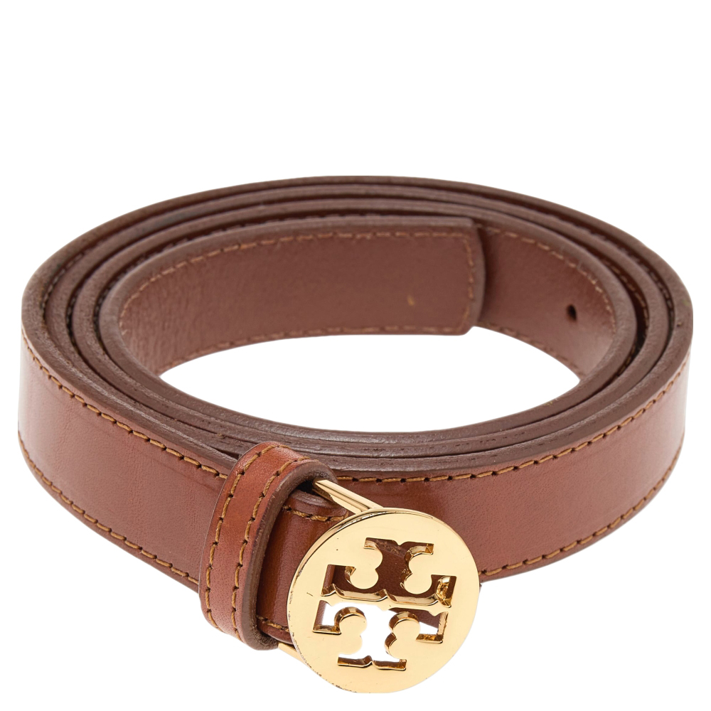 

Tory Burch Brown Leather Waist Belt