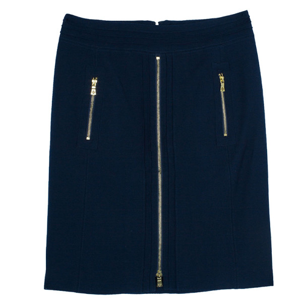 Pre Owned Tory Burch Navy Rosalyn Skirt S