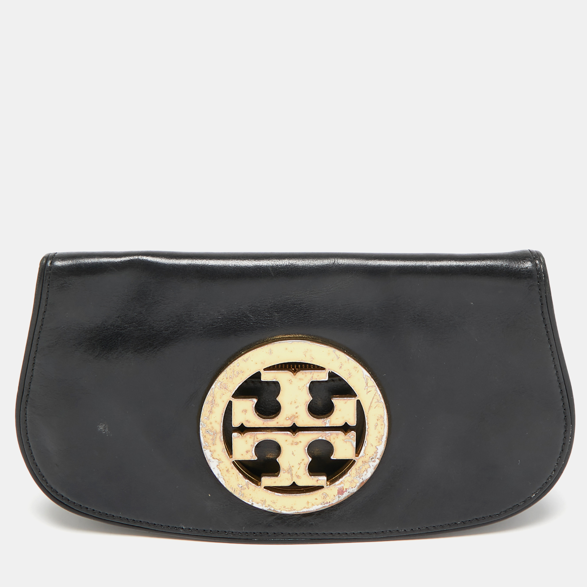 

Tory Burch Black Leather Britten Crossbody Bag