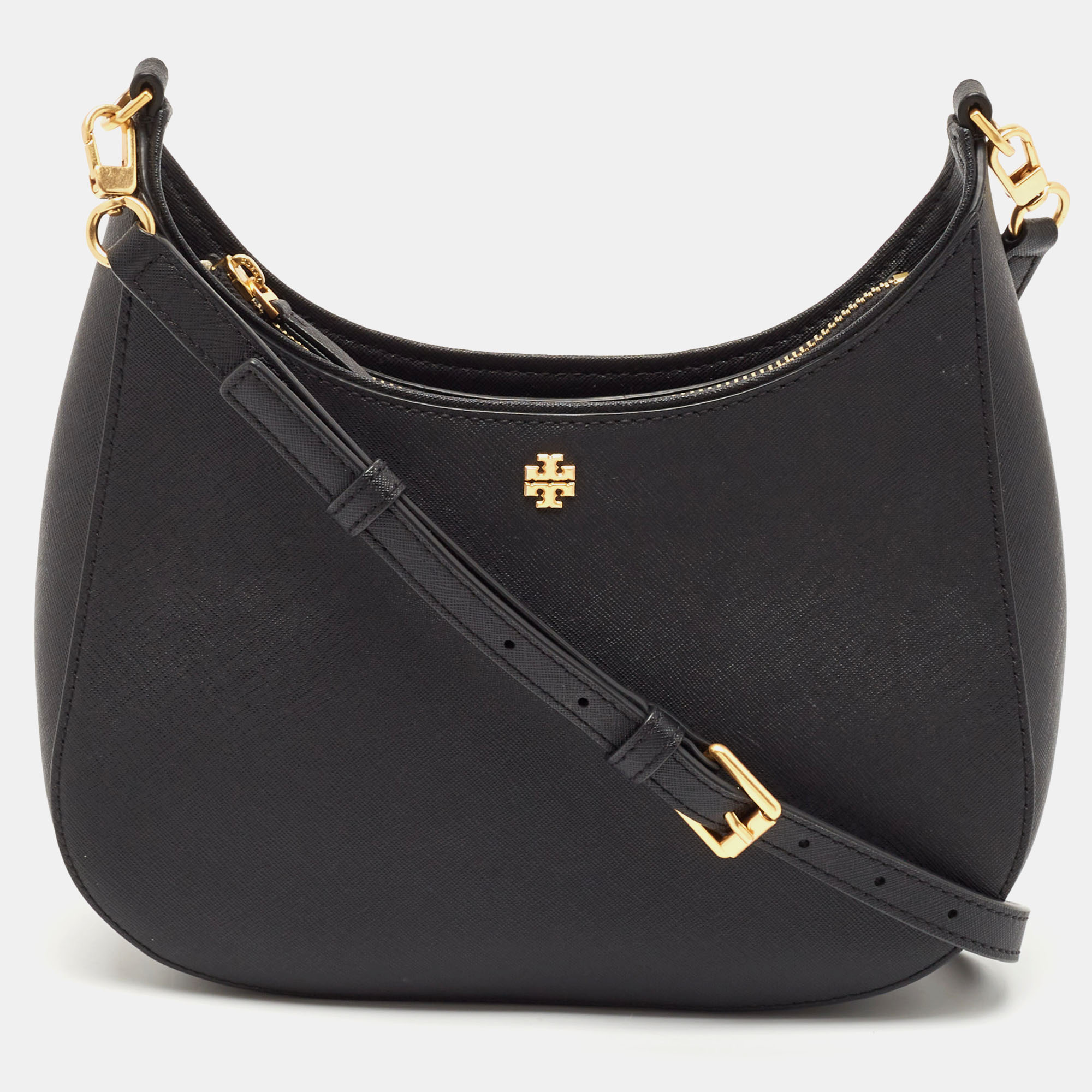 

Tory Burch Black Leather Emerson Swingpack Shoulder Bag