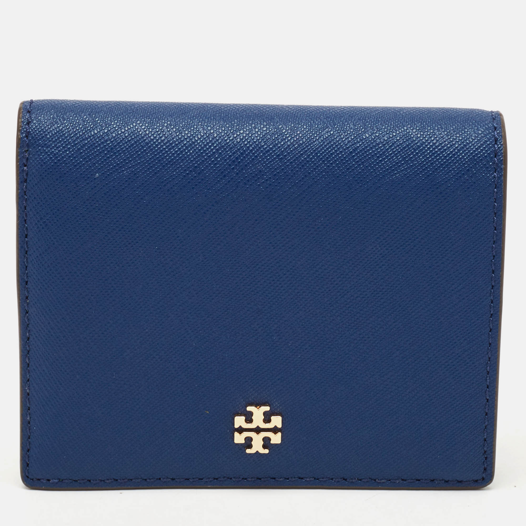 

Tory Burch Blue/Green Leather Bifold Wallet