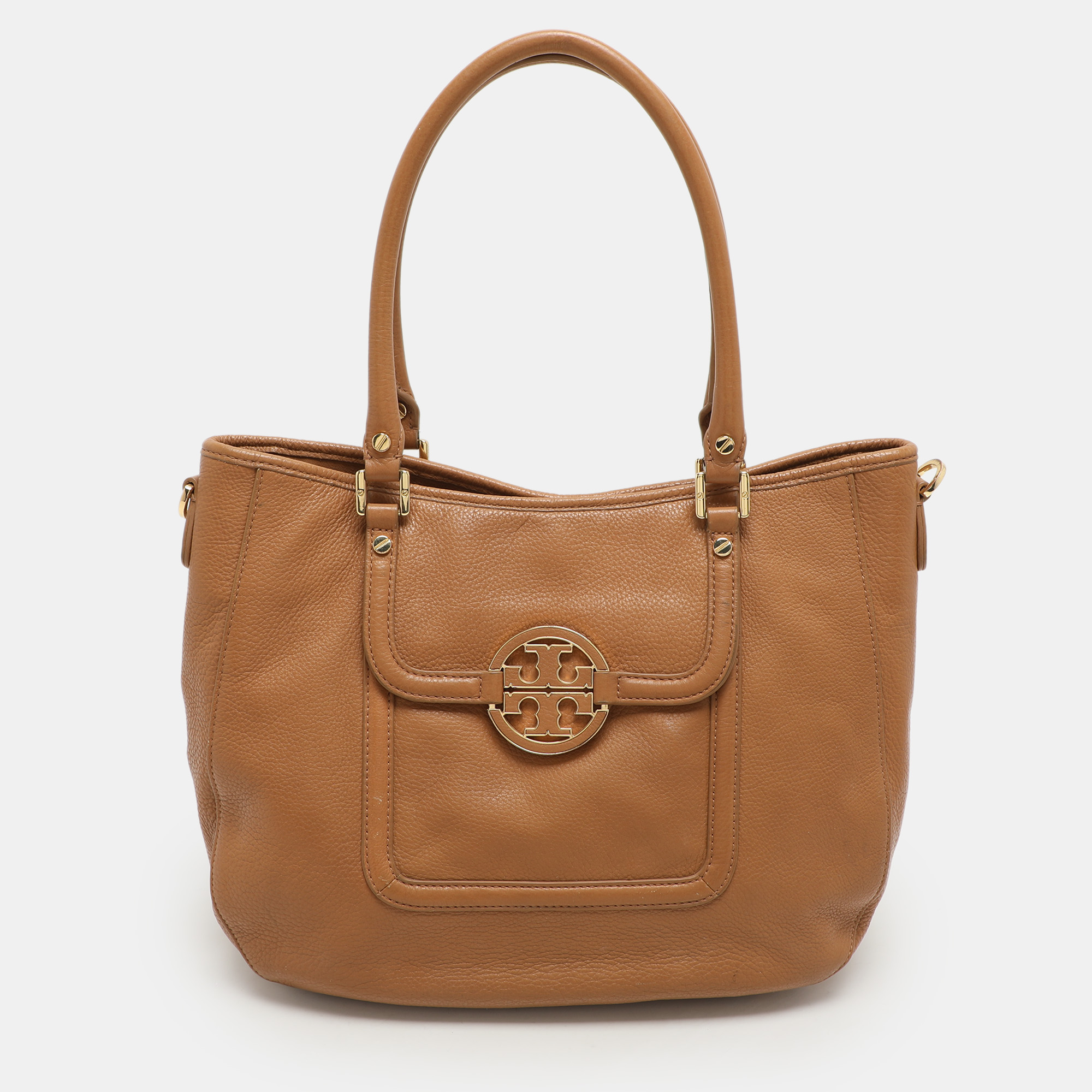 

Tory Burch Beige Leather Amanda Tote