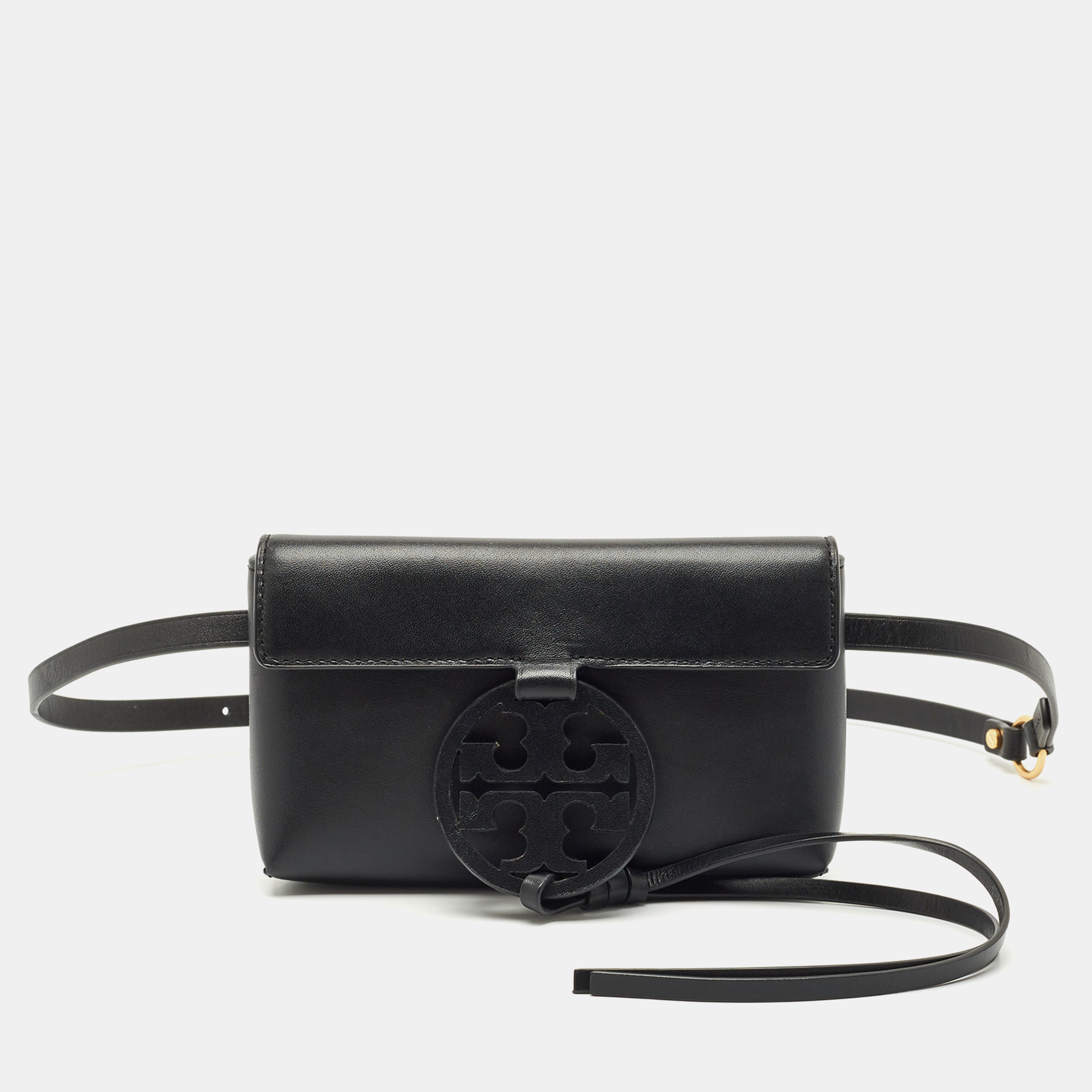 

Tory Burch Black Leather Miller Belt Bag