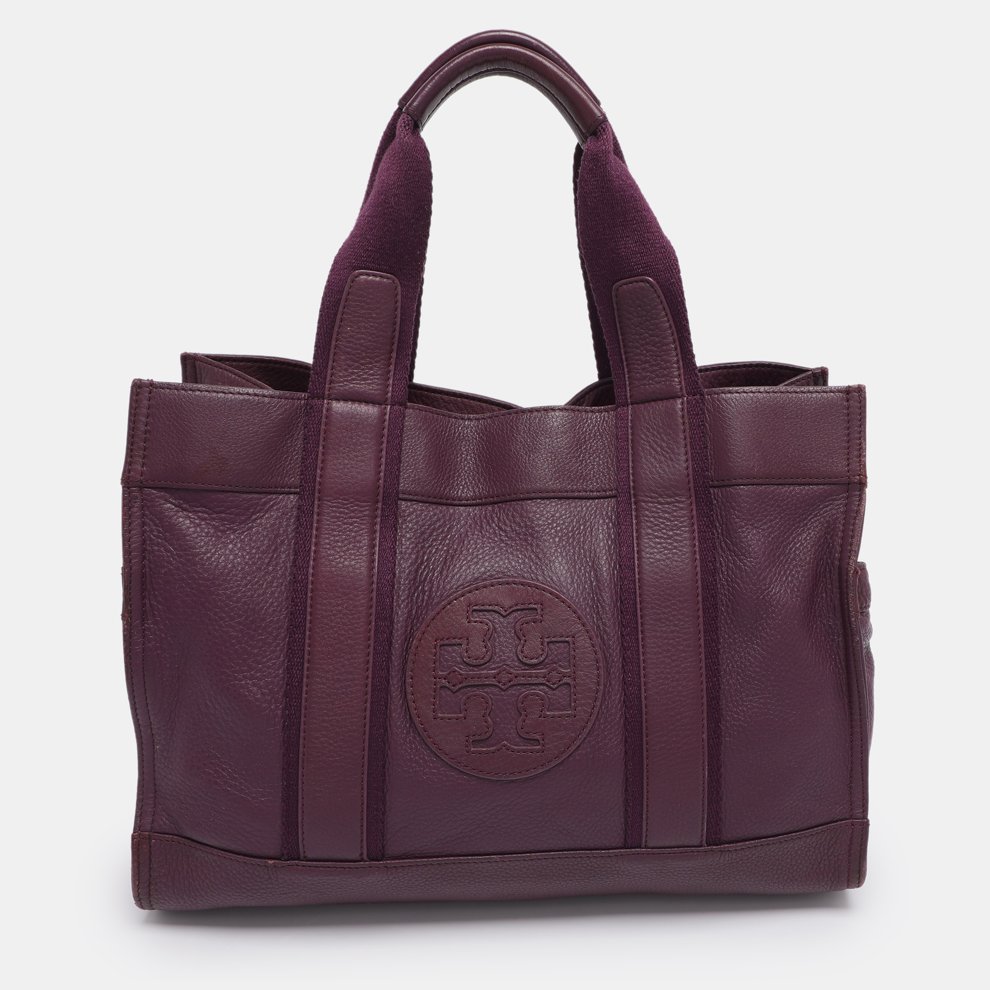 

Tory Burch Purple Leather Tote