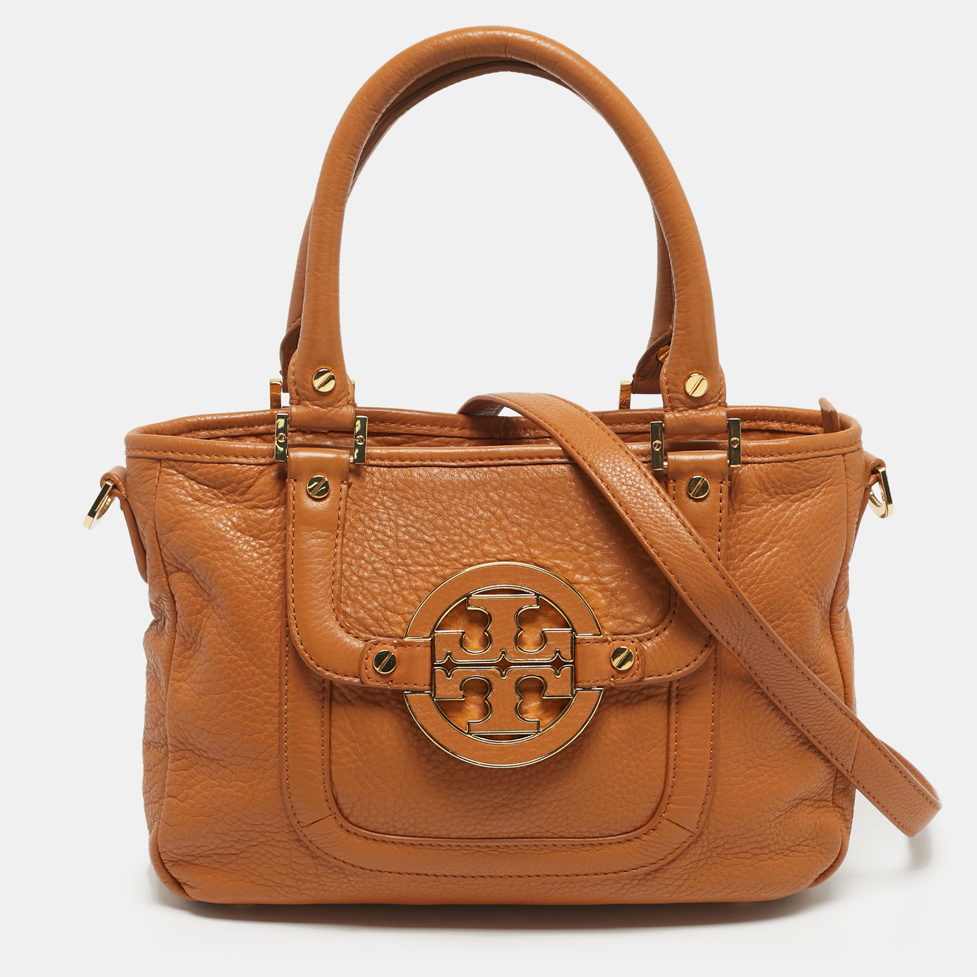 

Tory Burch Tan Leather Amanda Tote