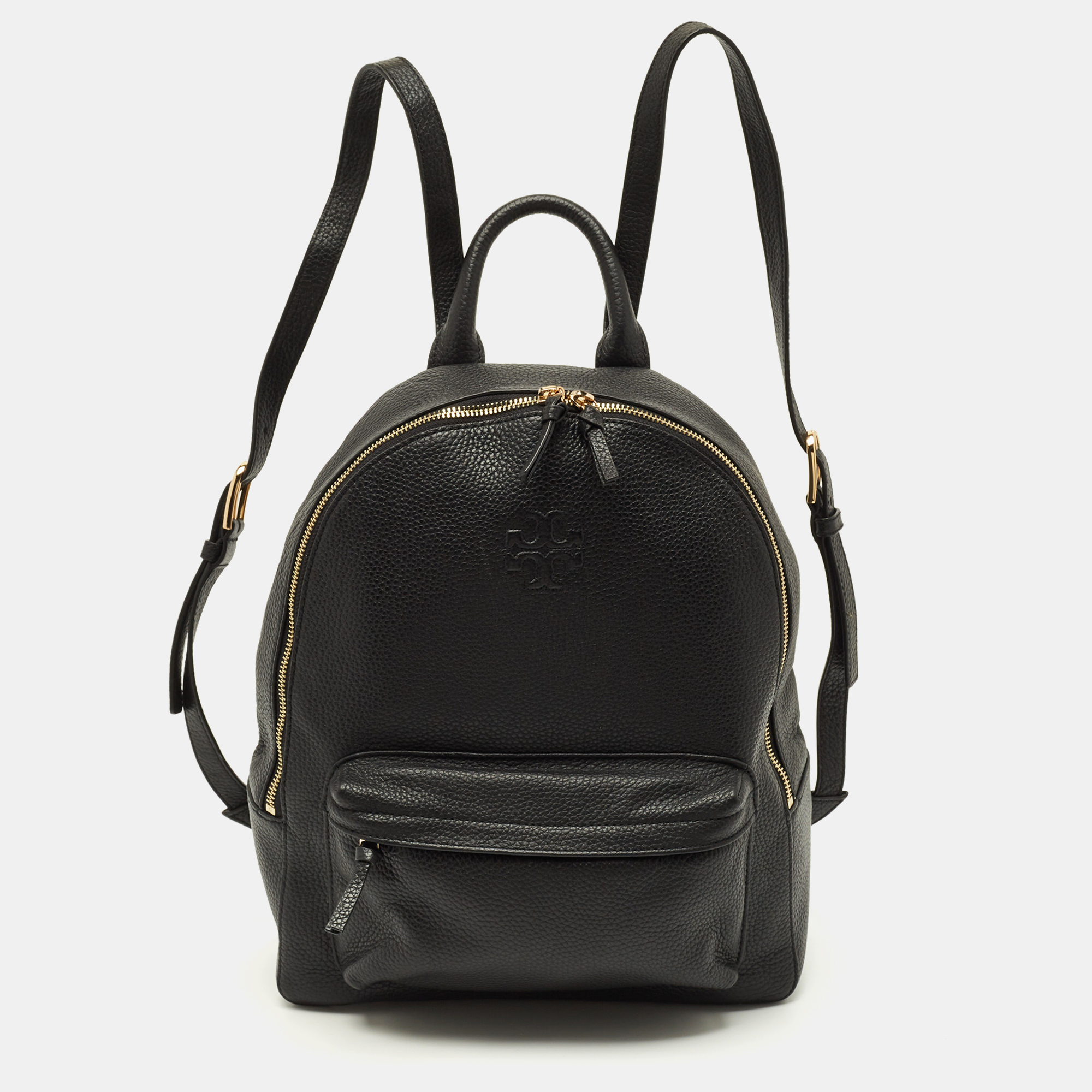 

Tory Burch Thea Black Leather Backpack