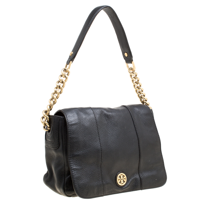 leather flap shoulder bag