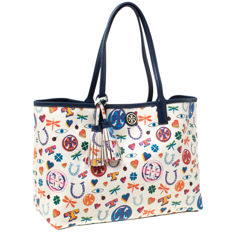 Tory Burch Multicolor Printed Leather Kerrington Tote Tory Burch | TLC