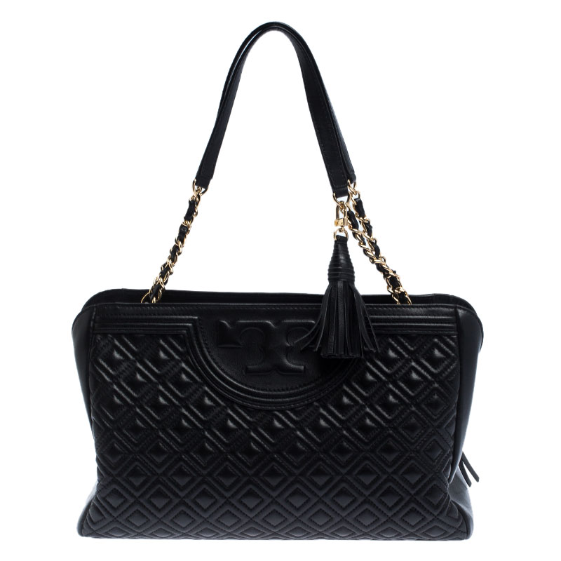 tory burch marion center zip tote