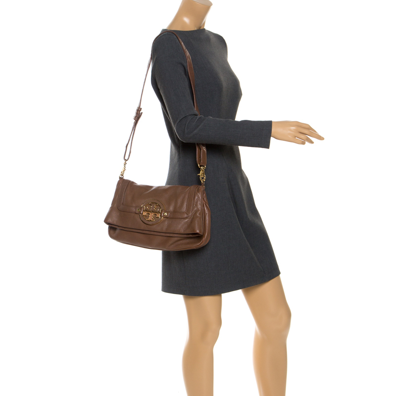 

Tory Burch Brown Leather Crossbody Bag