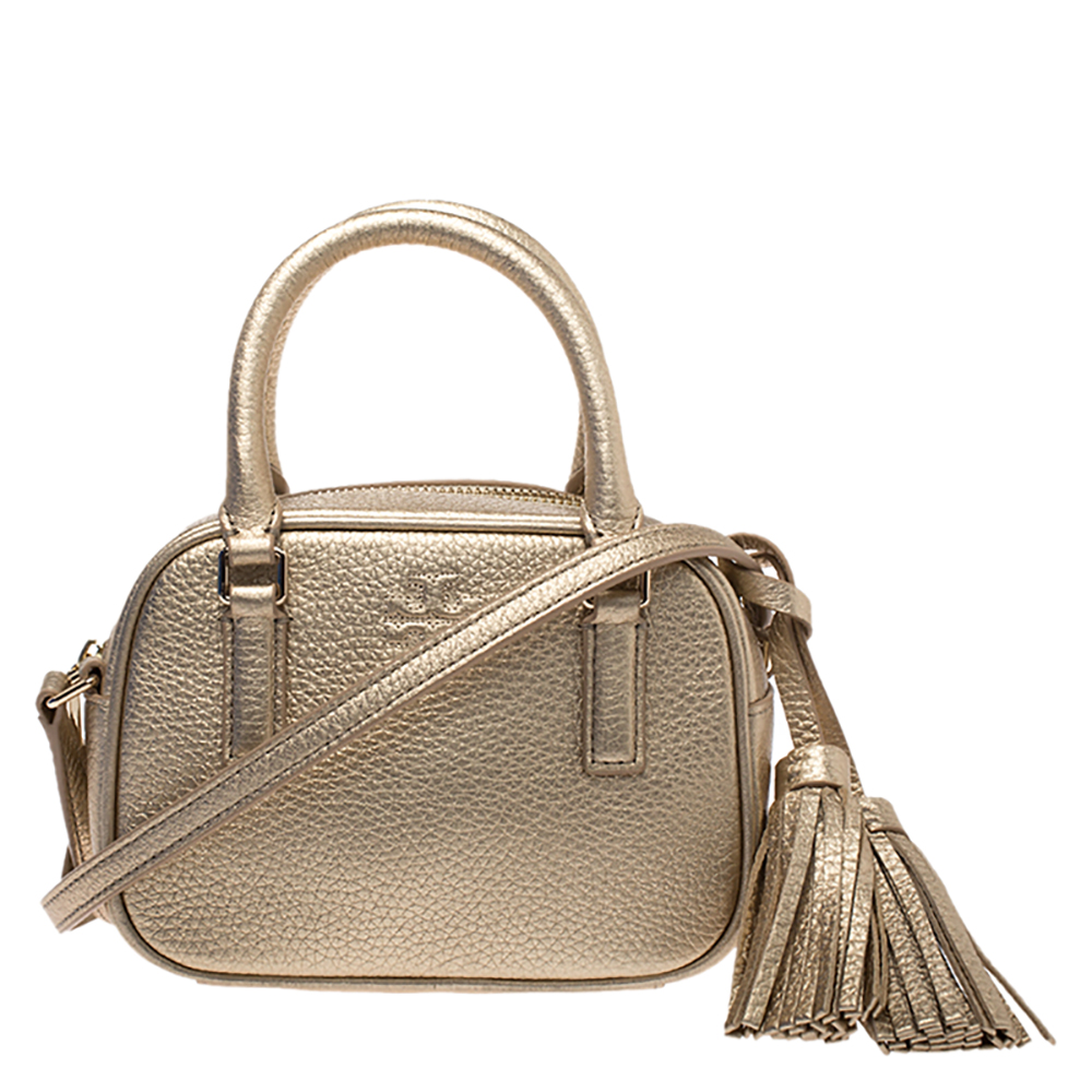 Silver Thea Chain Leather Crossbody Bag