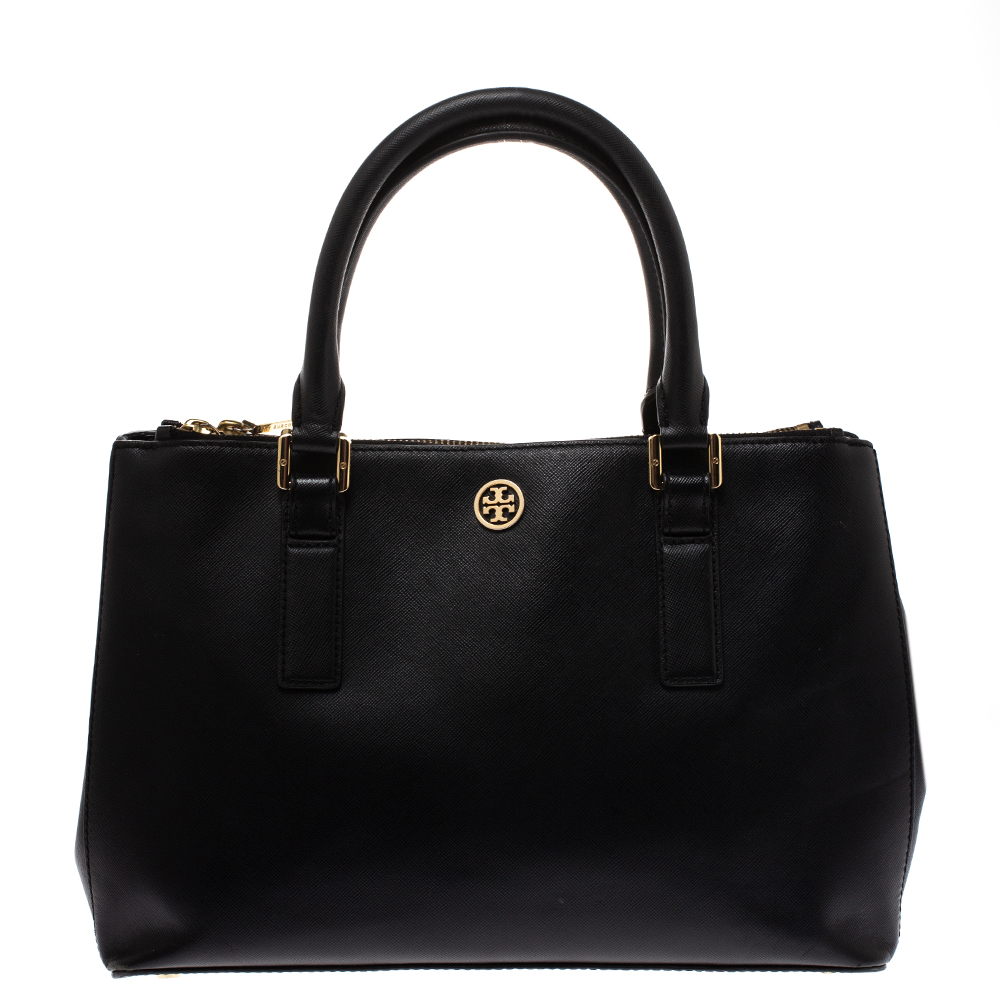 tory burch robinson large zip tote