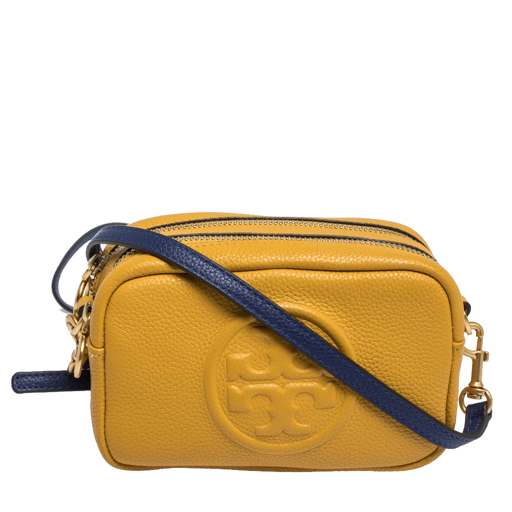 tory burch yellow crossbody bag