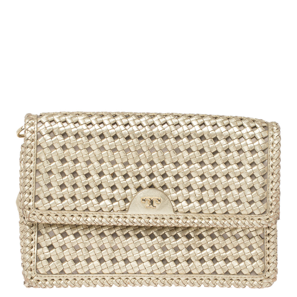 tory burch gold handbags