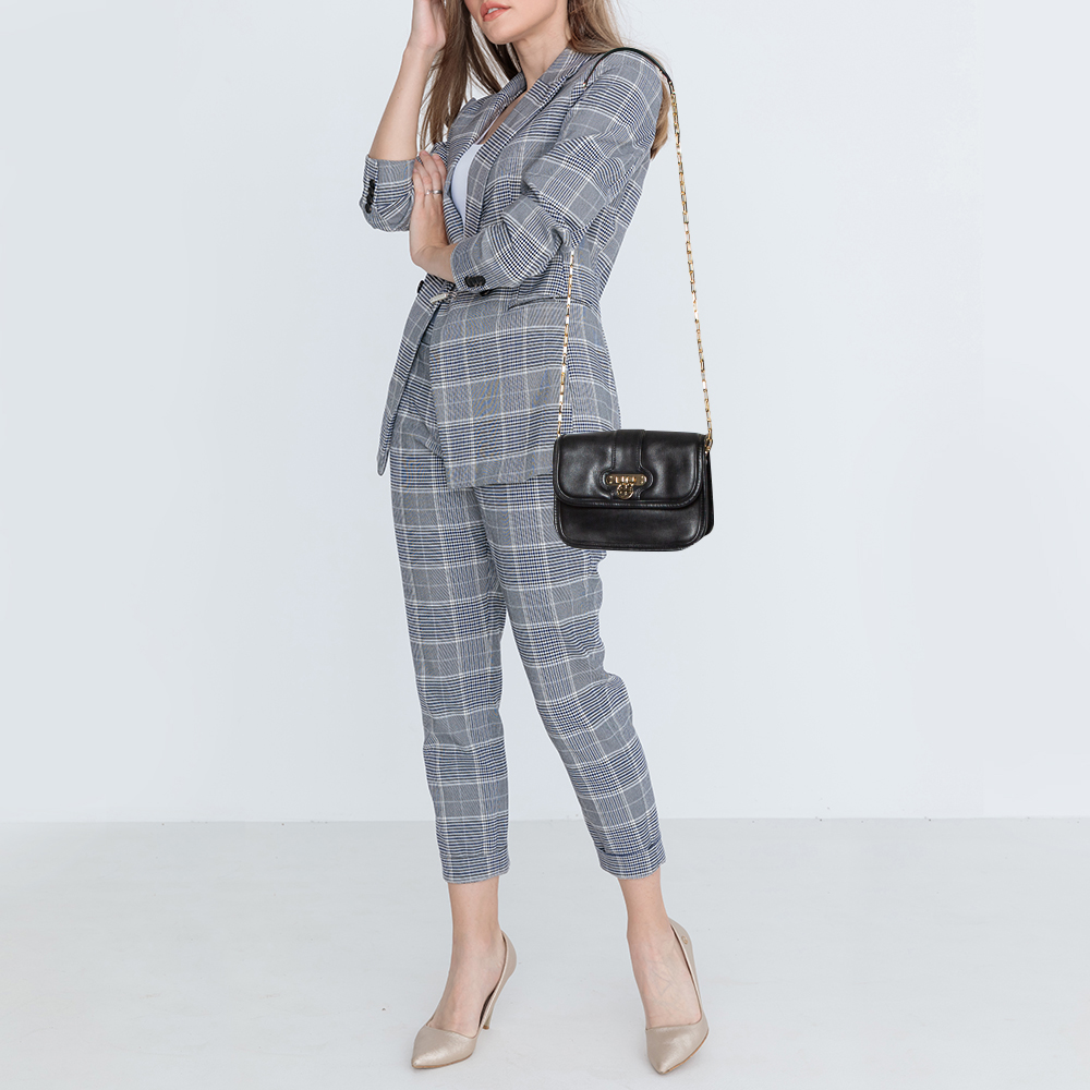 

Tory Burch Black Leather Daria Crossbody Bag