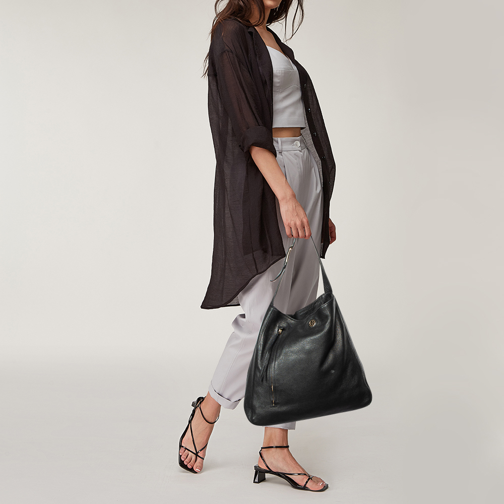 

Tory Burch Black Leather Hobo