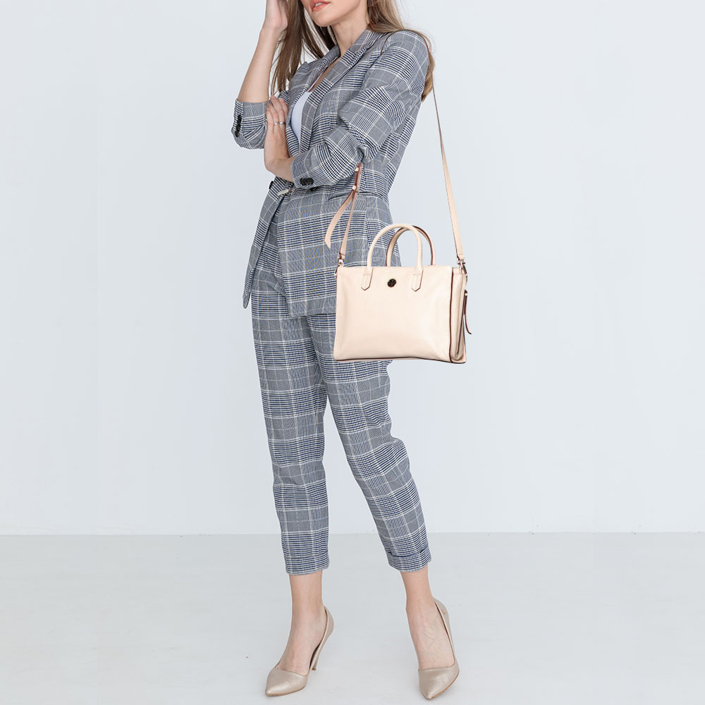 

Tory Burch Beige Leather Robinson Tote