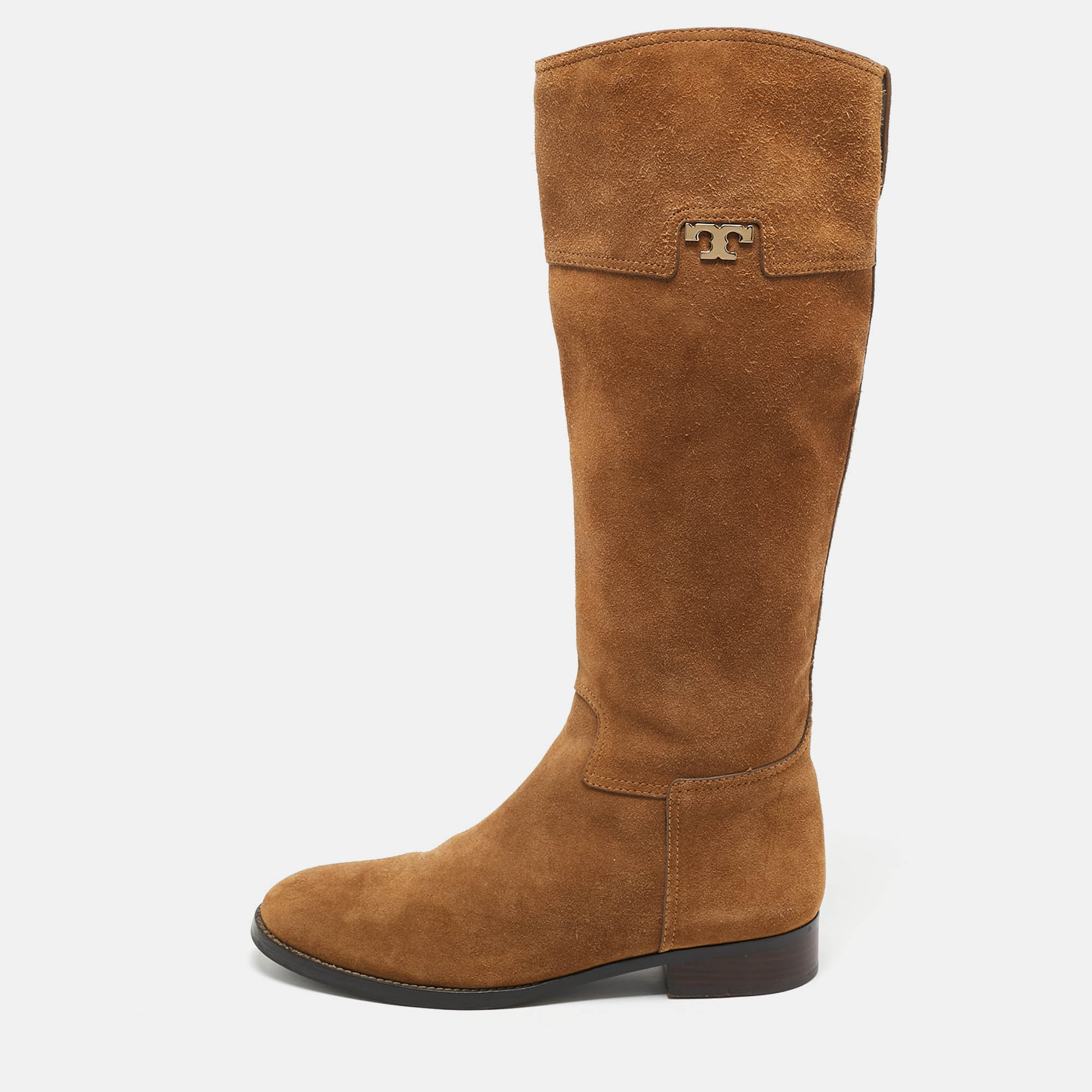 

Tory Burch Tan Suede Wembley Riding Knee Length Boots Size 40