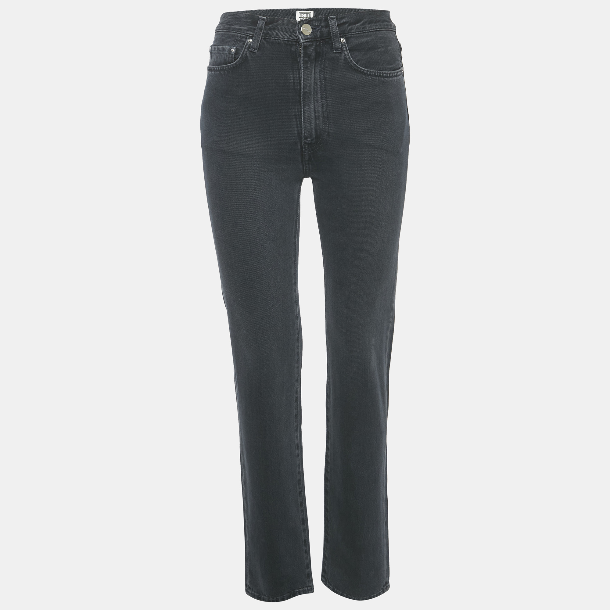 

Toteme Vintage Black Denim Regular Fit Jeans 26 Waist 28"