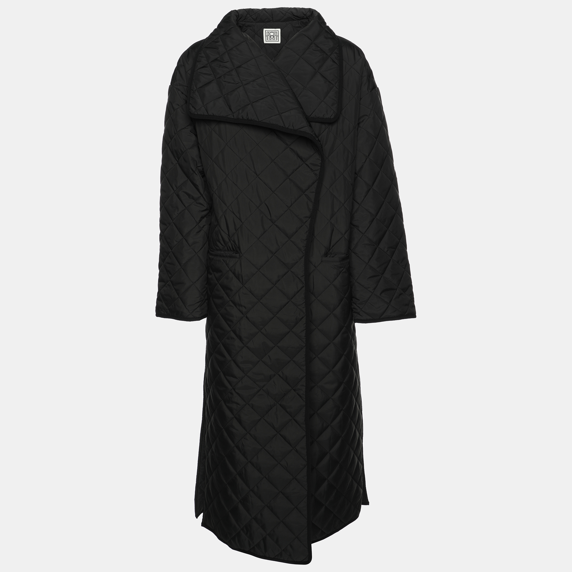 

Totême Black Quilted Nylon Signature Coat XXS