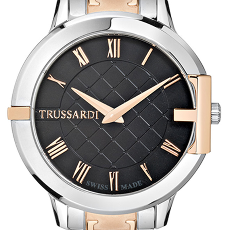 

Trussardi Black Rose Gold Plated Stainless Steel Hera Women's Wristwatch