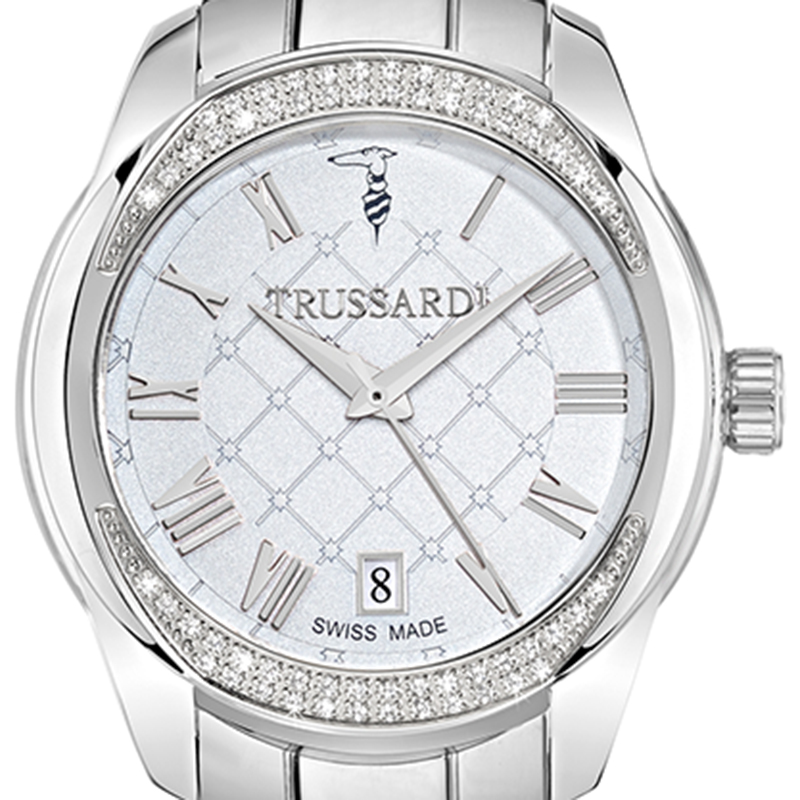 

Trussardi Light Blue Stainless Steel Diamond T01 Women's Wristwatch