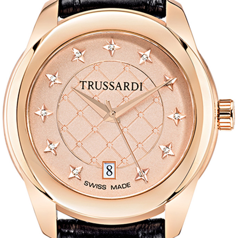 

Trussardi Rose Gold Plated Stainless Steel T01 Women's Wristwatch