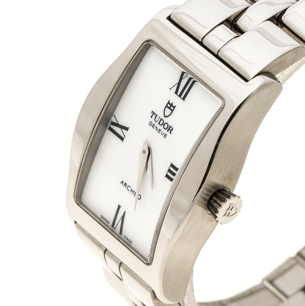 

Tudor White Stainless Steel Archeo, Silver