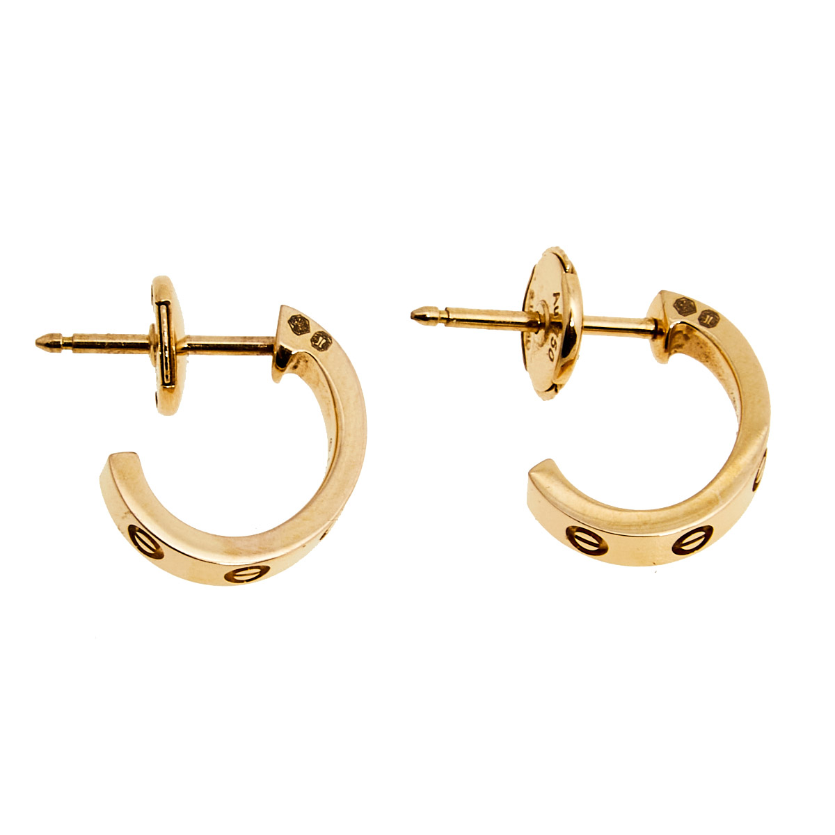 

Cartier Love 18K Rose Gold Hoop Earrings