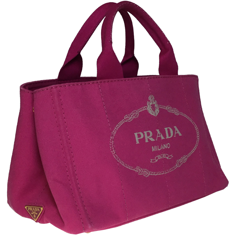 

Prada Pink Leather Canapa Tote