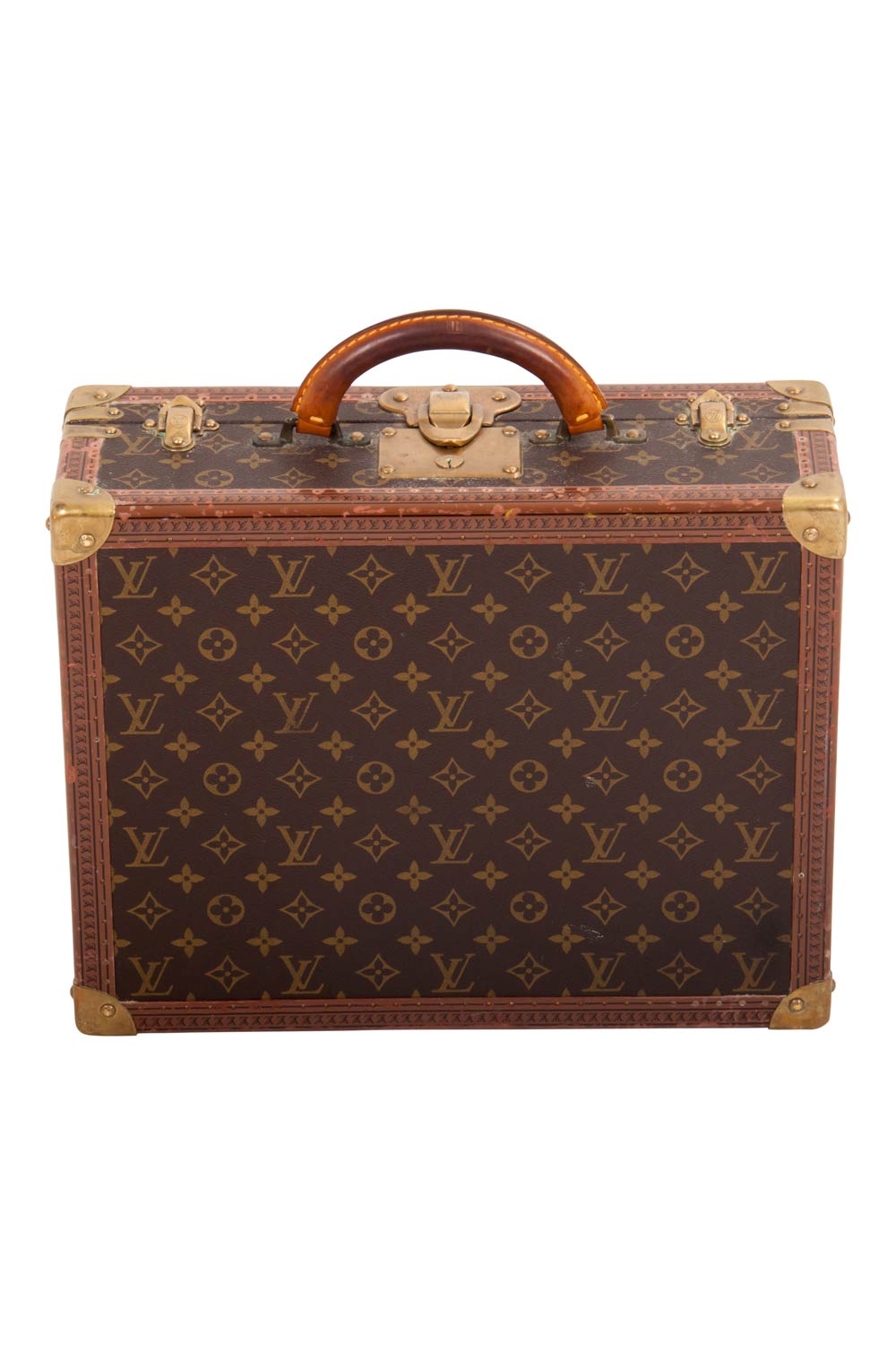 Louis Vuitton Monogram Canvas Cotteville 40 Carry On Luggage Trunk ...