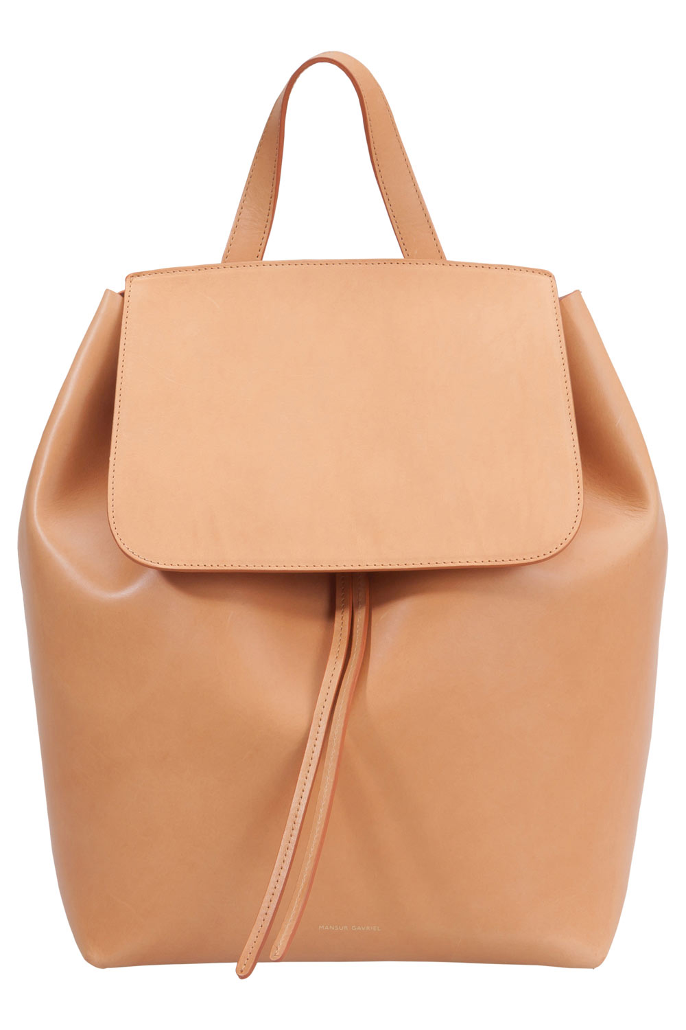 Pre Owned Mansur Gavriel Tan Leather Backpack