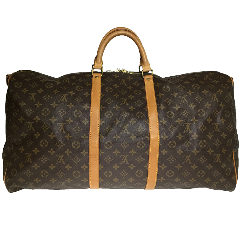 

Louis Vuitton Monogram Canvas Keepall Bandouliere 60, Brown