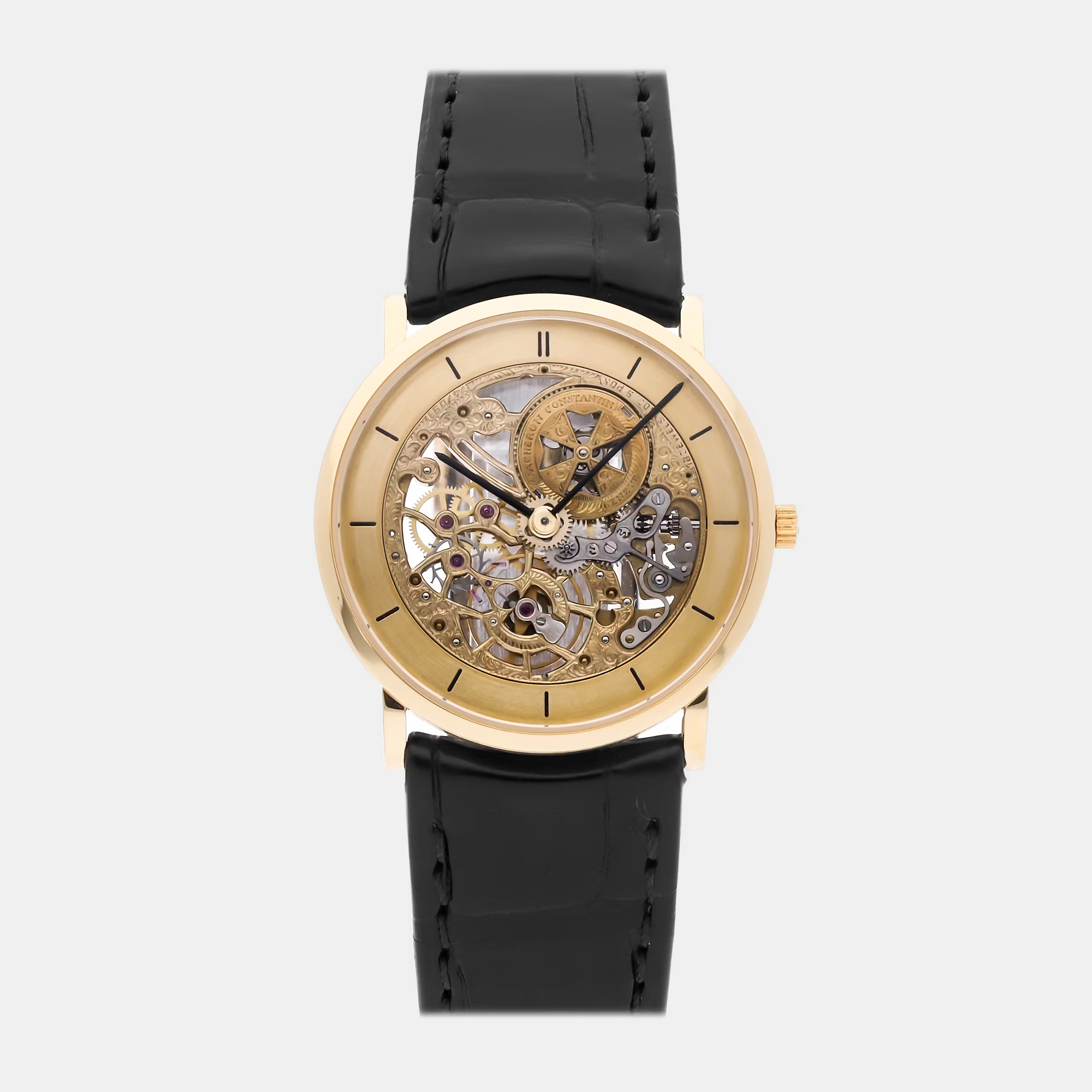 

Pre-Owned Vacheron Constantin Squelette 33114/000J-7618, Gold
