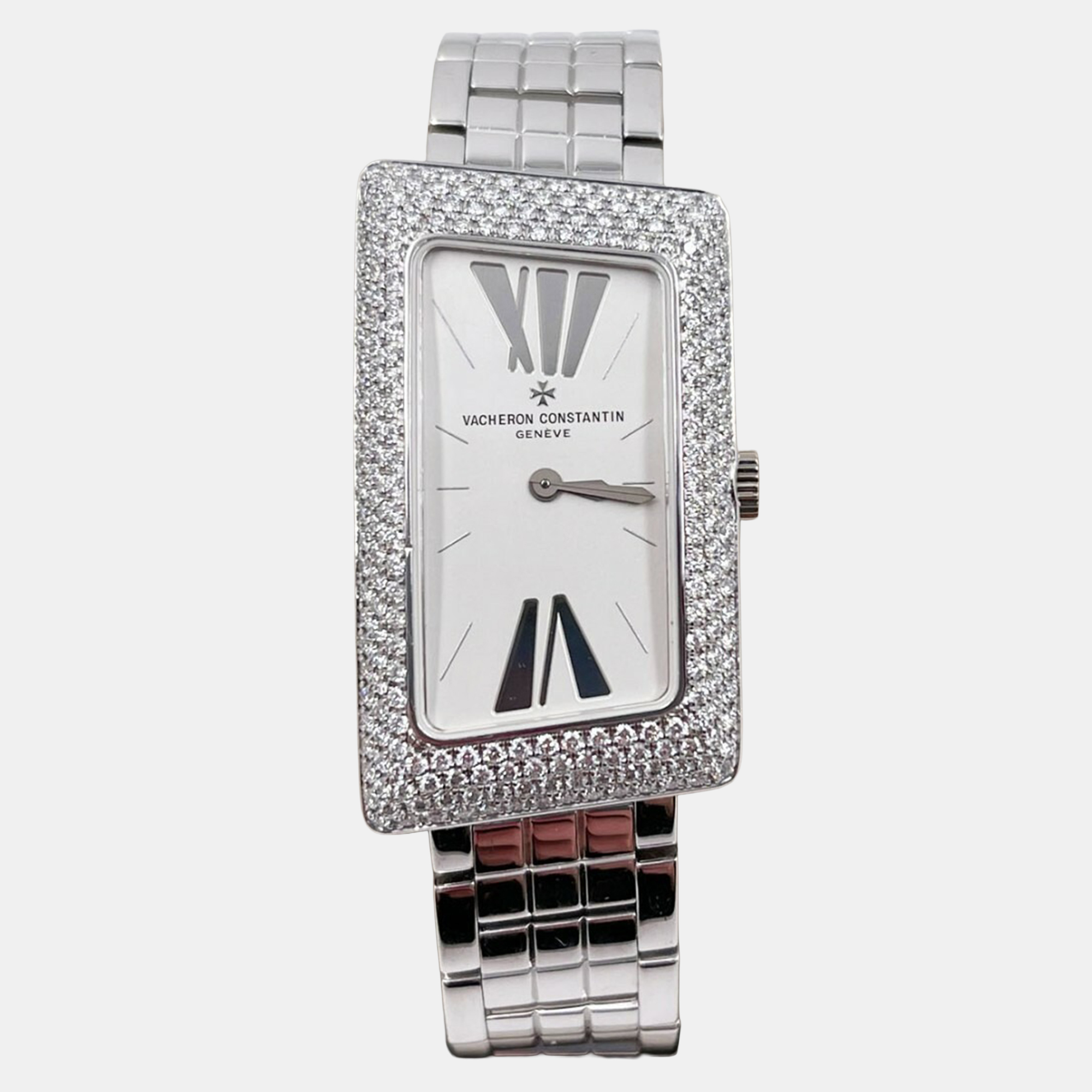 

Vacheron Constantin Cambree Asymmetric 25515/U01G-9233 Quartz 18K White Gold Women's Wristwatch 21 mm x 37 mm