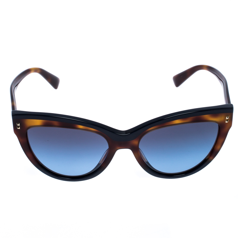 

Valentino Brown/Blue Gradient VA4034 Cat Eye Sunglasses