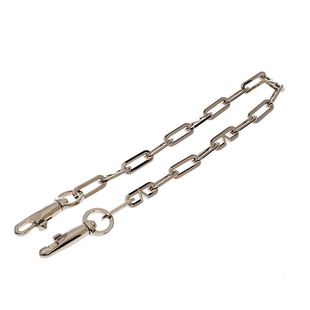 

Valentino Silver Tone Metal VLOGO Chain Bag Strap