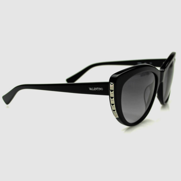 مملوكة مسبقًا Valentino Black V648S Womens Sunglasses