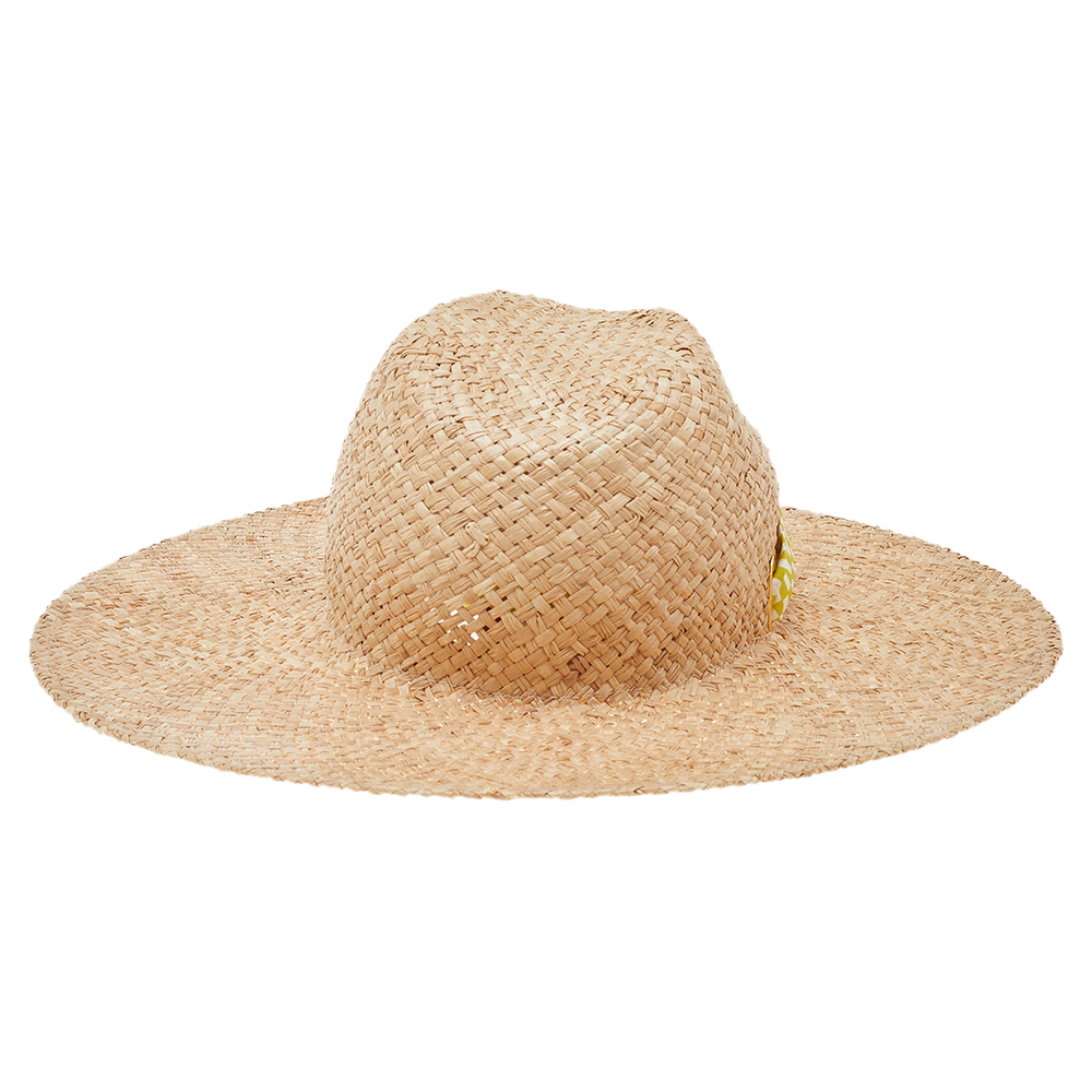 

Valentino Beige Escape Large Brim Straw Hat