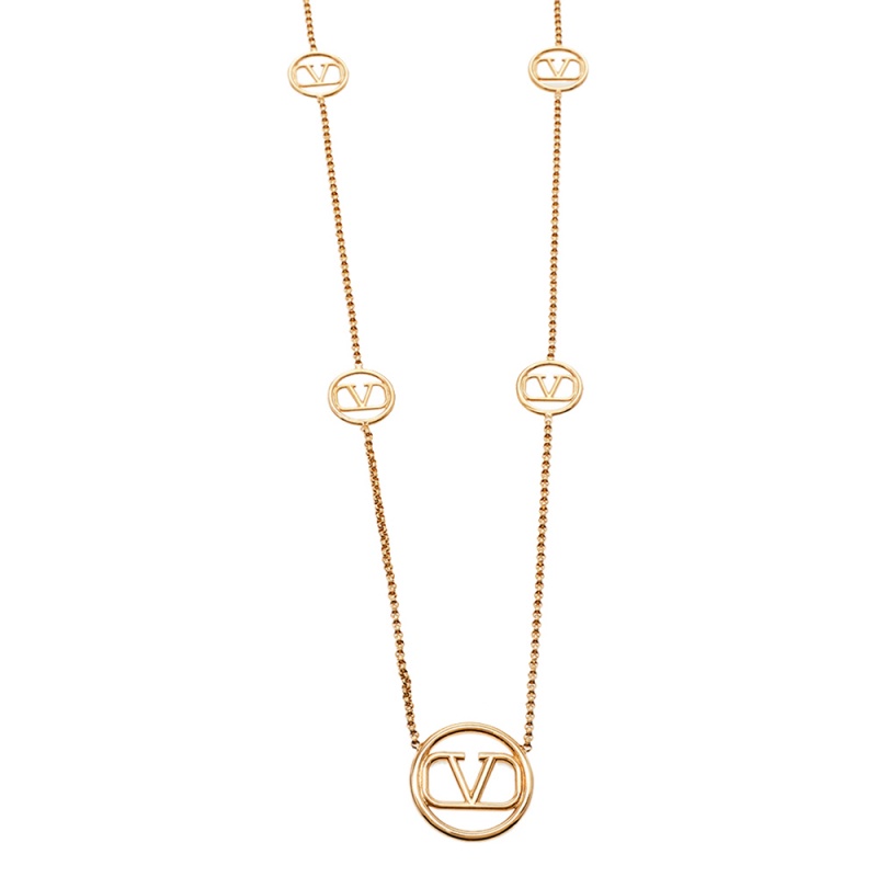 

Valentino Gold Tone VLOGO Signature Necklace