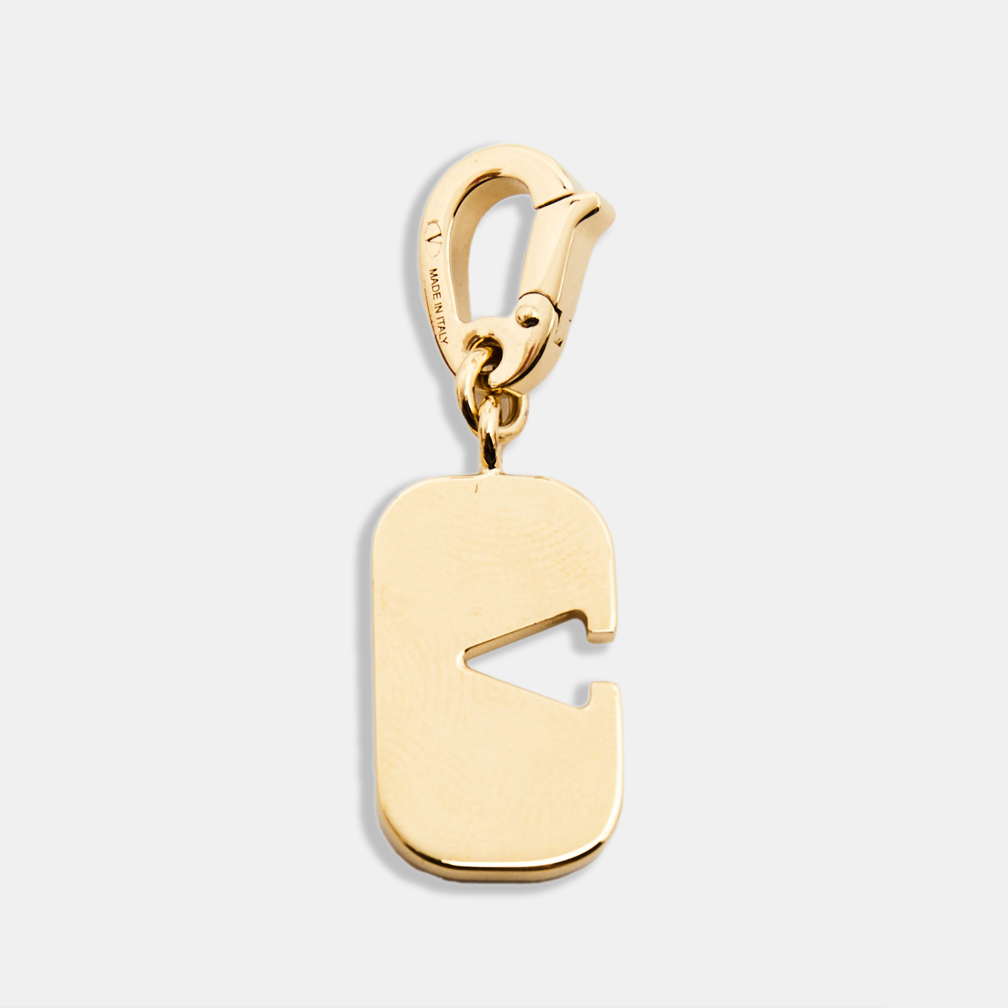

Valentino Vlogo Gold Tone Charm