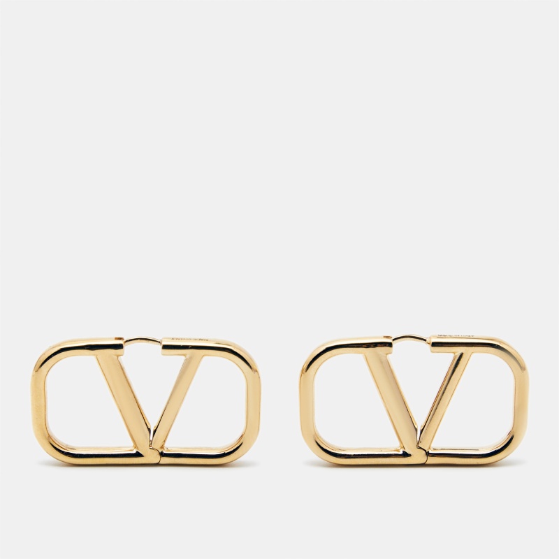 

Valentino VLogo Gold Tone Earrings