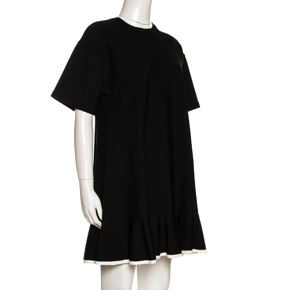 

Valentino Black Stretch Knit Dress