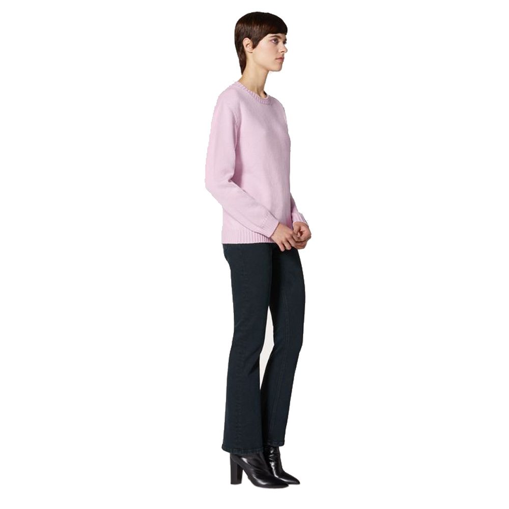 

Valentino Light Pink Cashmere with Poetry Detailing Sweater