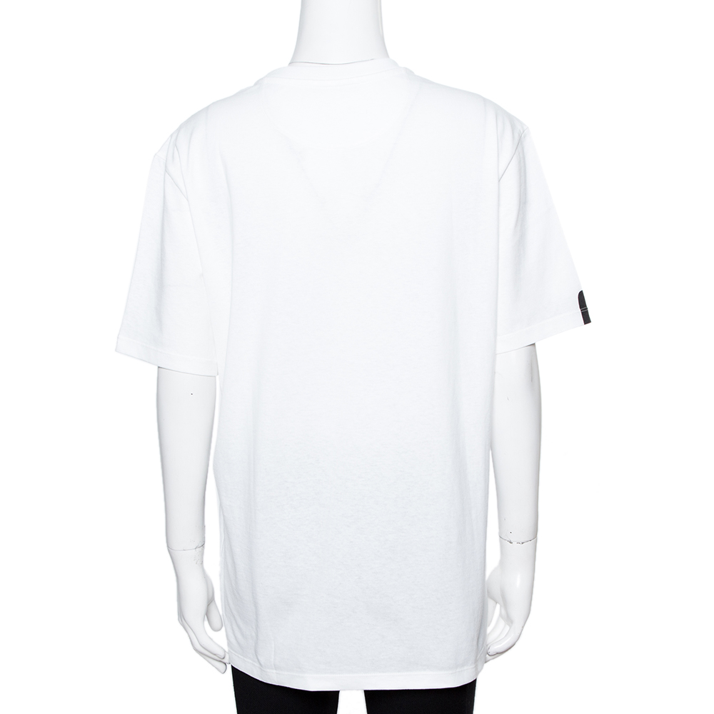 

Valentino White/Black Cotton Signature Jersey T-Shirt