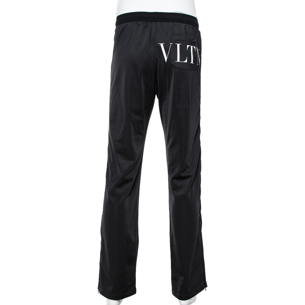 

Valentino Black/White VLTN Track Pants