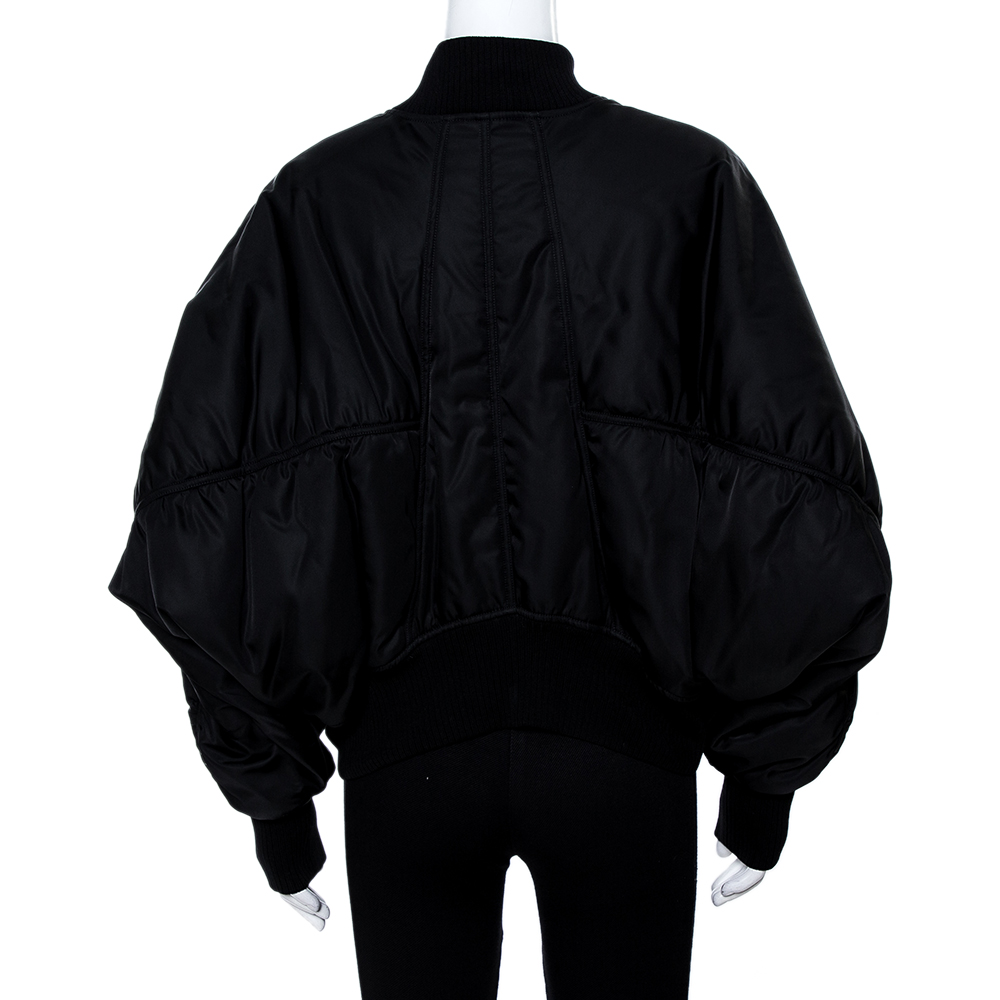 

Valentino Black Nylon Bomber Jacket